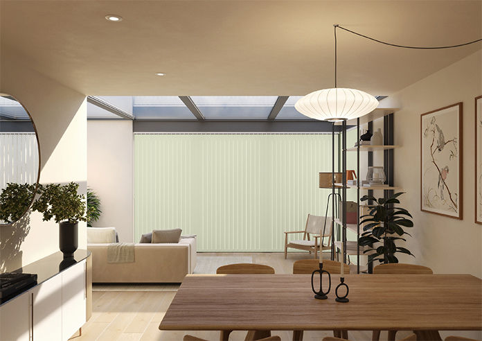 Trinity (Blackout), Ivory - Vertical Blind - Image 9
